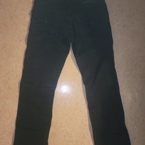 True Religion Mens Black Staight cut jeans